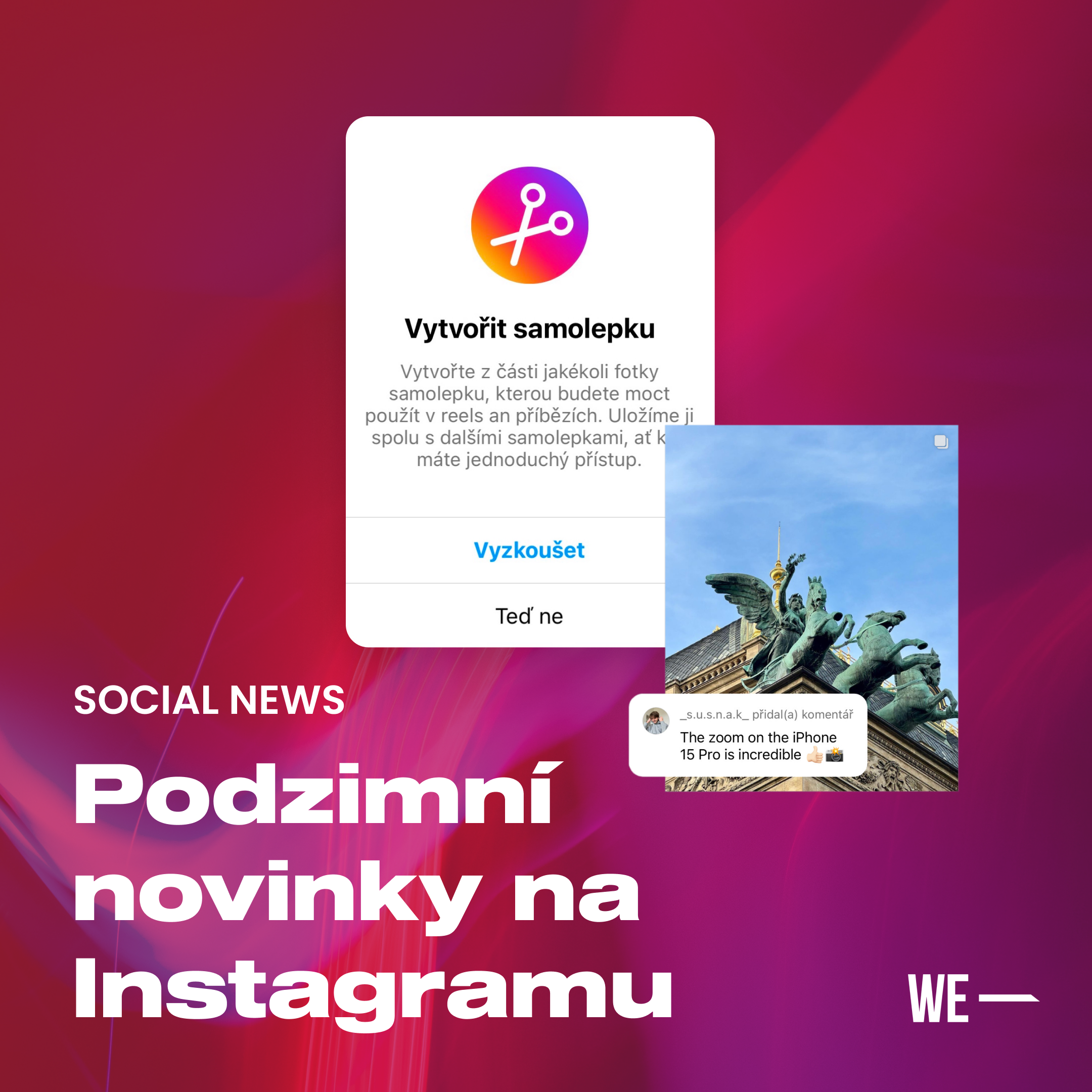 Podzimní novinky na Instagramu